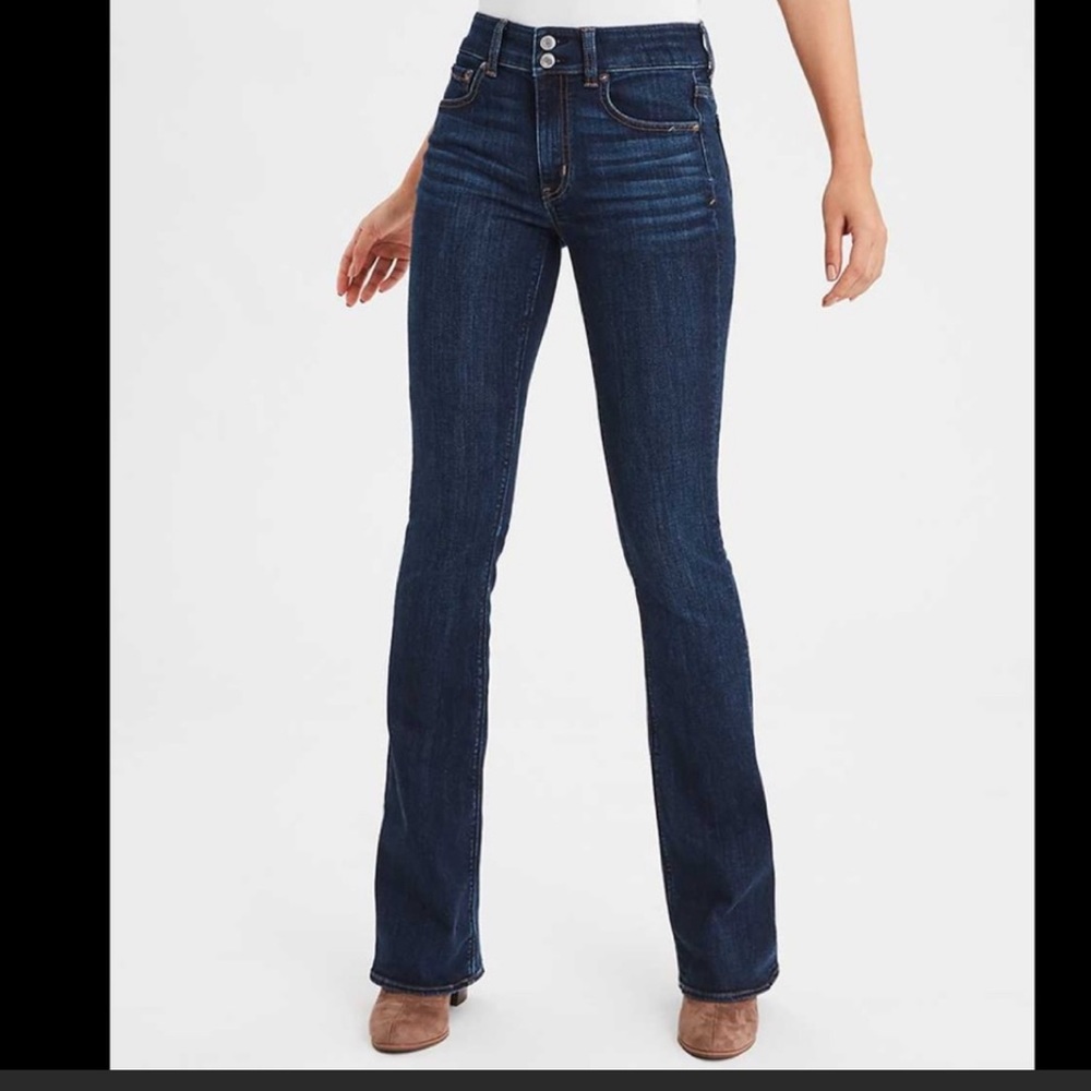 American Eagle 🦅 Hi Rise Artist Flare Jeans 14/L